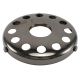 4" Steel UNO Glass Shade Holder - Black Pearl