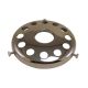 3-1/4" Stamped Uno Holder With (3) 8-32 X 1/2" Knurled Thumbscrews - Steel - Nickel Plated