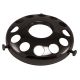 3-1/4" Steel UNO Glass Shade Holder - Black