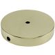 5" Plain Round Lamp Base with Side Hole Steel