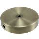 5" Plain Round Lamp Base with Side Hole Steel - Antique Brass
