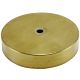 5" Plain Round Lamp Base Solid Brass - Unfinished