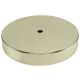 5" Plain Round Lamp Base Steel