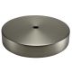 5" Plain Round Lamp Base Steel - Satin Nickel