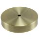 5" Plain Round Lamp Base Steel - Antique Brass