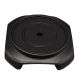 4-1/2" ID 4 Leg Wood Base Black