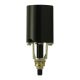 Medium Base Phenolic Socket with Bottom Turn Knob - 3/4" Bracket
