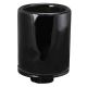 MB Socket, Glazed Porcelain with HD Metal Cap 1/8 IPS - Black