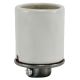MB Socket w/Side Notches, Glazed Porcelain with HD Metal Cap 1/4 IPS