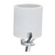Medium Base Hickey Socket Glazed Porcelain - 9" Leads