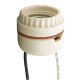 Medium Base Sign Receptacle Socket, Unglazed Porcelain