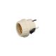 Leviton # 8876 - 660W-250V Snap-In Porcelain Socket - Brass Screw Shell with 9 Inch Leads