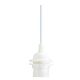 Quick Pendant Kit With Threaded Socket and Ring (No Canopy) - White
