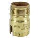 1-Slot Metal Shell-UNO - Polished and Lacquered Brass