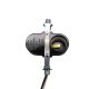 MB 2-Light offset Cluster Phenolic Socket with Bracket 3-1/4" - 1/8M X 1/8M - 12" Leads