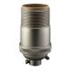 Heavy Wall Solid Brass UNO Keyless Socket with Ground Screw Terminal - Satin Nickel