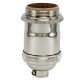 Heavy Wall Solid Brass UNO Full Size Keyless Socket - Polished Nickel