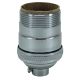 Heavy Wall Solid Brass UNO Short Keyless Socket - Nickel