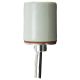 Medium Base Cap Socket Glazed Porcelain - 9" Leads