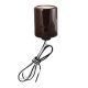 Medium Base Socket with Cap, Glazed Porcelain - 24" High Heat Leads - Bronze