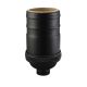 Heavy Wall Solid Brass Full Size Keyless Socket - Black