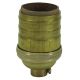 Heavy Wall Solid Brass Short Keyless Socket - Unfinished