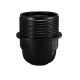E26 3-Piece Half Thread Phenolic Socket - Black