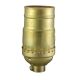 Solid Brass Medium Base Keyless Sockets - Unfinished