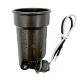 Lampholder- Bronze - Die Cast Zinc Metal -1/2in NPT Threaded Stem Locknut Included - 6 in Leads-Outdoor Use -75W-150W- R40 PAR 38