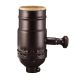 Solid Brass Turn Knob Dimmer Socket - Bronze