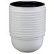 VLM E27 3-Piece Full Thread Phenolic Socket - White