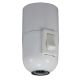VLM E27 3-Piece Phenolic Socket with On/Off Rocker - White