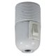 VLM E27 3-Piece Full Threaded Phenolic Socket with On/Off Rocker - White
