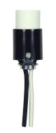 Candelabra Base 1-3/4" Hickey Socket - Waterproof Phenolic Cover - with Leads