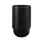 VLM B11 Full Thread Phenolic Socket - Black
