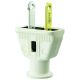 Attachment Plug White - Polarized