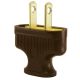 Antique Style Attachment Plug - Brown
