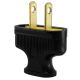 ANTIQUE STYLE ATTACHMENT PLUG - BLACK