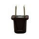 Leviton 1-2-3 Plug - Brown