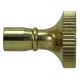 Brass Key Knob for Turn Sockets - Polished & Lacquered