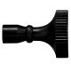 Brass Turn Knob 4-36 Thread, Black Finish