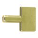 Oversized Brass Key Knob for Turn Sockets
