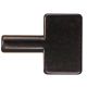 Oversized Brass Key Knob for Turn Sockets - Bronze