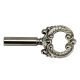 #4-36 Antique Key For Turn Knob Sockets - Satin Nickel