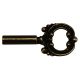#6-32 Antique Key For Turn Knob Sockets - Antique Brass