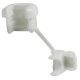 Strain Relief Bushing - White, 1/2" Hole Size, For SVT-3 Wire