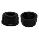 1/4 IP Female Bakelite Bushing - Black
