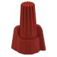 Wing Nut Wire Connectors With Spring Insert - Red