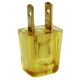 Academy Style SPT-2 Quick-Wire Plug - Polarized, Clear Gold