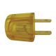 Academy Style SPT-1 Quick-Wire Plug - Non-Polarized, Clear Gold